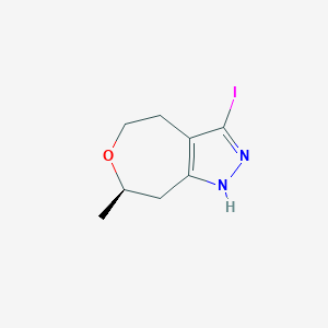 (R)-3-Iodo-7-methyl-4,5,7,8-tetrahydro-1H-oxepino[4,5-c]pyrazole