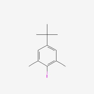 molecular formula C12H17I B1333875 5-Tert-butyl-2-iodo-1,3-dimethylbenzene CAS No. 5122-20-3