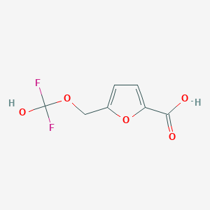 5-((Difluoro(hydroxy)methoxy)methyl)furan-2-carboxylic acid