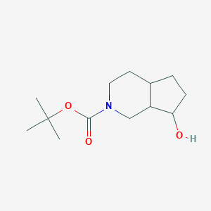 tert-Butyl 7-hydroxyoctahydro-2H-cyclopenta[c]pyridine-2-carboxylate