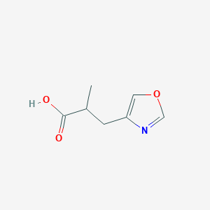 2-Methyl-3-(oxazol-4-yl)propanoic acid