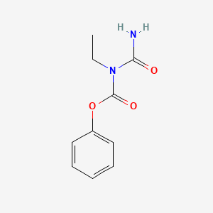 molecular formula C10H12N2O3 B13338847 phenyl N-carbamoyl-N-ethylcarbamate 