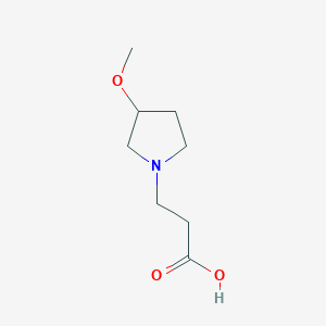 3-(3-Methoxypyrrolidin-1-yl)propanoic acid