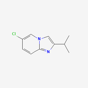 molecular formula C10H11ClN2 B13338864 6-Chloro-2-(propan-2-yl)imidazo[1,2-a]pyridine 