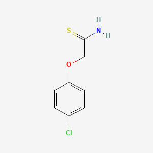 molecular formula C8H8ClNOS B1333887 2-(4-氯苯氧基)乙硫酰胺 CAS No. 35368-44-6