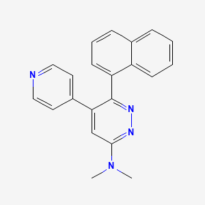 N,N-Dimethyl-6-(Naphthalen-1-Yl)-5-(Pyridin-4-Yl)pyridazin-3-Amine