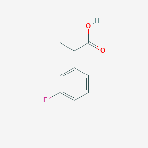 2-(3-Fluoro-4-methylphenyl)propanoic acid