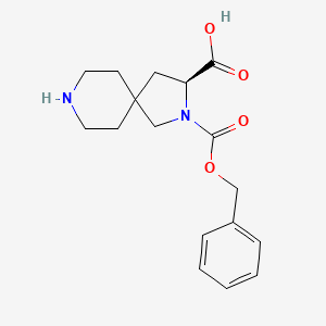 (S)-2-((Benzyloxy)carbonyl)-2,8-diazaspiro[4.5]decane-3-carboxylic acid