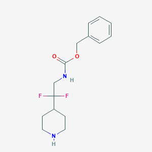 Benzyl (2,2-difluoro-2-(piperidin-4-yl)ethyl)carbamate