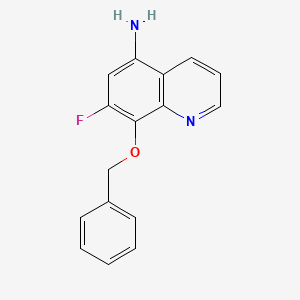 8-(Benzyloxy)-7-fluoroquinolin-5-amine