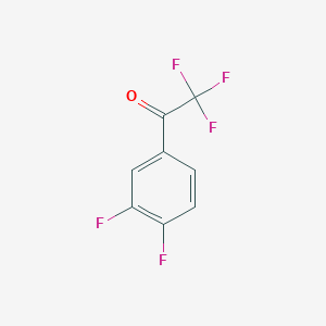 molecular formula C8H3F5O B1333905 2,2,2,3',4'-Pentafluoroacetophenone CAS No. 302912-28-3