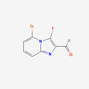 5-Bromo-3-fluoroimidazo[1,2-a]pyridine-2-carbaldehyde