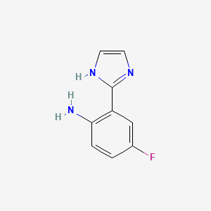 4-Fluoro-2-(1H-imidazol-2-YL)-phenylamine