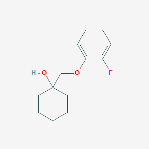 1-((2-Fluorophenoxy)methyl)cyclohexan-1-ol