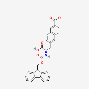 (S)-2-((((9H-Fluoren-9-yl)methoxy)carbonyl)amino)-3-(6-(tert-butoxycarbonyl)naphthalen-2-yl)propanoic acid