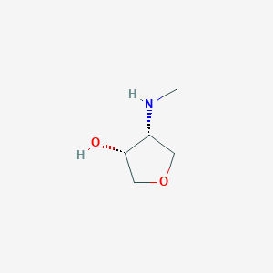 (3R,4R)-4-(Methylamino)tetrahydrofuran-3-ol