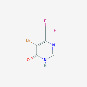 5-Bromo-6-(1,1-difluoroethyl)pyrimidin-4(3H)-one