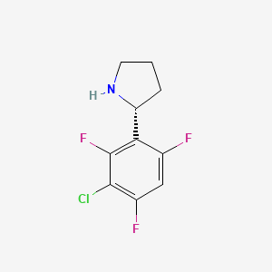 (R)-2-(3-Chloro-2,4,6-trifluorophenyl)pyrrolidine