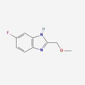 6-Fluoro-2-(methoxymethyl)-1H-benzo[d]imidazole