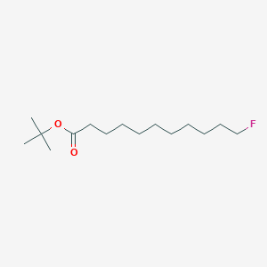 molecular formula C15H29FO2 B13339265 tert-Butyl 11-fluoroundecanoate 