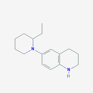 6-(2-Ethylpiperidin-1-yl)-1,2,3,4-tetrahydroquinoline