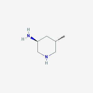 molecular formula C6H14N2 B13339285 (3S,5S)-5-methylpiperidin-3-amine 