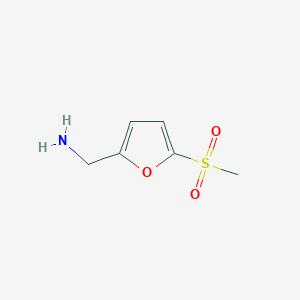 (5-(Methylsulfonyl)furan-2-yl)methanamine