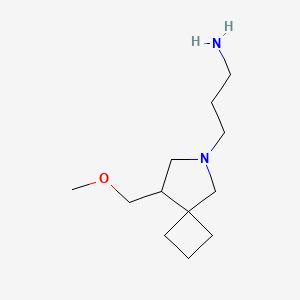 3-(8-(Methoxymethyl)-6-azaspiro[3.4]octan-6-yl)propan-1-amine