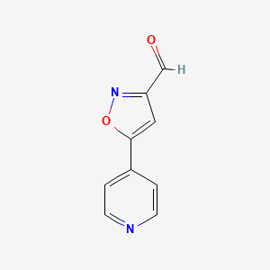 5-(Pyridin-4-yl)-1,2-oxazole-3-carbaldehyde