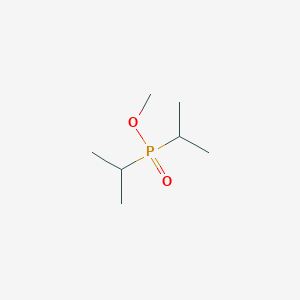 molecular formula C7H17O2P B13339423 Methyl dipropan-2-ylphosphinate CAS No. 18632-46-7