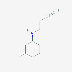 N-(But-3-YN-1-YL)-3-methylcyclohexan-1-amine