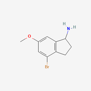 4-bromo-6-methoxy-2,3-dihydro-1H-inden-1-amine