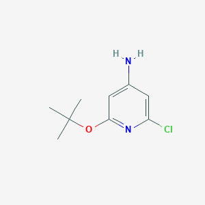 2-(Tert-butoxy)-6-chloropyridin-4-amine