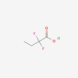 molecular formula C4H6F2O2 B1333956 2,2-Difluorobutyric acid CAS No. 2366-62-3
