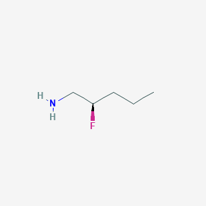 molecular formula C5H12FN B13339580 (R)-2-Fluoropentan-1-amine 