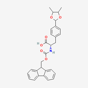 L-Phenylalanine,4-(4,5-dimethyl-1,3-dioxolan-2-yl)-N-[(9H-fluoren-9-ylmethoxy)carbonyl]-