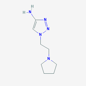 1-[2-(pyrrolidin-1-yl)ethyl]-1H-1,2,3-triazol-4-amine