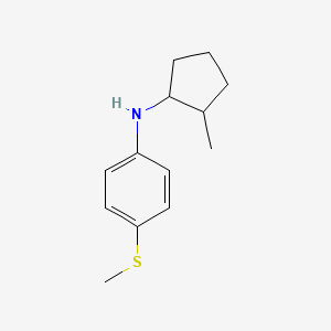 N-(2-Methylcyclopentyl)-4-(methylsulfanyl)aniline