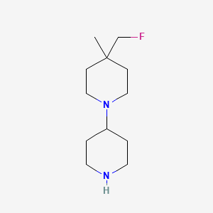 4-(Fluoromethyl)-4-methyl-1,4'-bipiperidine