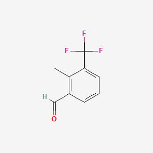 molecular formula C9H7F3O B1333966 2-Methyl-3-(trifluoromethyl)benzaldehyde CAS No. 878001-20-8