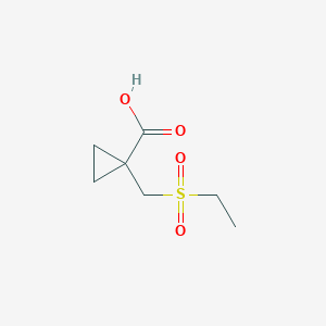 1-((Ethylsulfonyl)methyl)cyclopropane-1-carboxylic acid