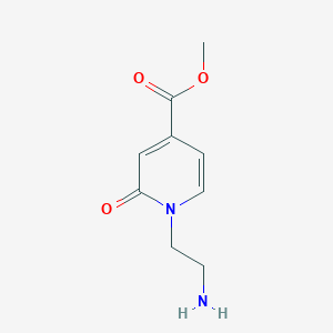 Methyl 1-(2-aminoethyl)-2-oxo-1,2-dihydropyridine-4-carboxylate