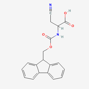 3-Cyano-2-({[(9H-fluoren-9-yl)methoxy]carbonyl}amino)propanoic acid