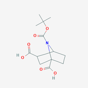 7-(tert-Butoxycarbonyl)-7-azabicyclo[2.2.1]heptane-1,3-dicarboxylic acid