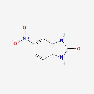 molecular formula C7H5N3O3 B1333978 5-Nitro-2-benzimidazolinone CAS No. 93-84-5
