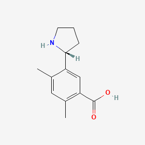 (R)-2,4-Dimethyl-5-(pyrrolidin-2-yl)benzoic acid