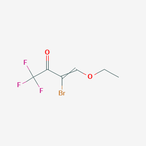 molecular formula C6H6BrF3O2 B1333982 3-Buten-2-one, 3-bromo-4-ethoxy-1,1,1-trifluoro- CAS No. 119577-50-3