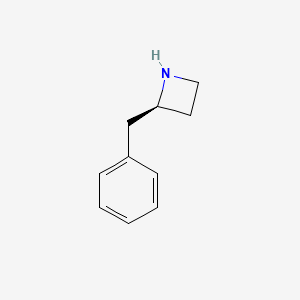 molecular formula C10H13N B13339854 (R)-2-Benzylazetidine 