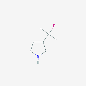 3-(2-Fluoropropan-2-yl)pyrrolidine