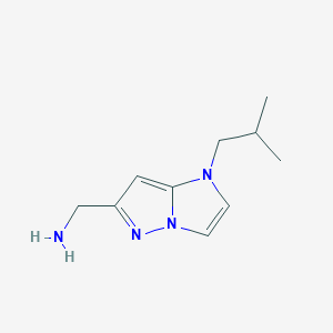 (1-isobutyl-1H-imidazo[1,2-b]pyrazol-6-yl)methanamine